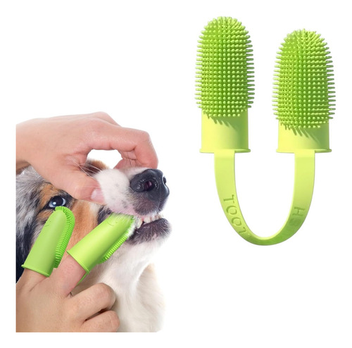 Cepillo De Dientes Doble Mascota Perro, Gato, Cerdas