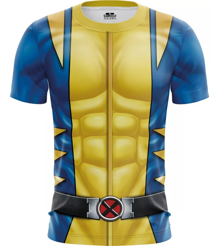 Polo Wolverine Deadpool Superheroe Traje Sublimado Fullprint