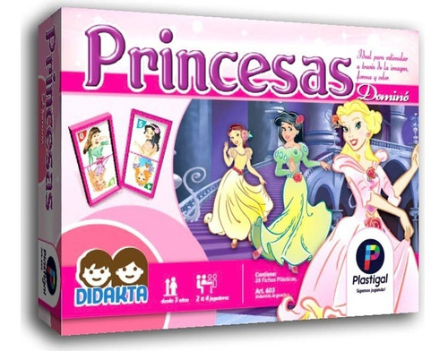Domino Princesas Figuras Geometricas Didakta Oferta