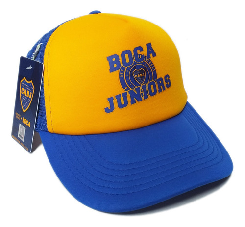 Gorra Trucker Boca Juniors Bj708b Licencia Oficial
