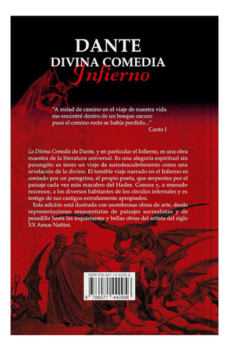 Divina Comedia. Infierno: Ilustrado, De Dante Alighieri. Editorial Editores Mexicanos Unidos, Tapa Dura En Español, 2024