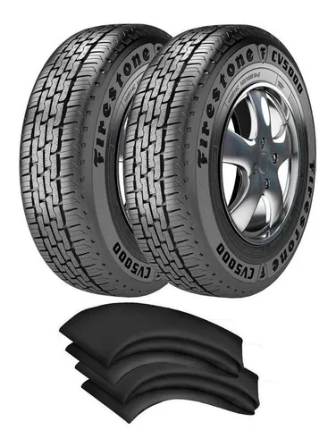 Kit 2 Pneus Aro 14 185r14c 104/102r Radial Cv5000 Firestone