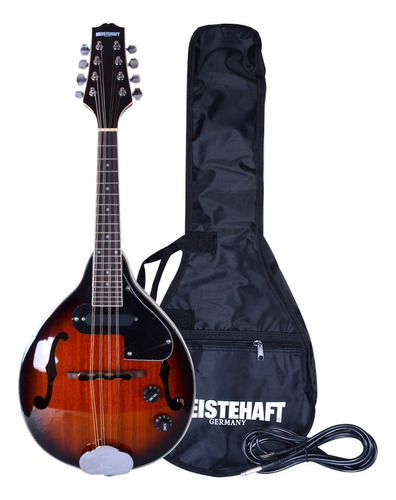 Mandolina Electroacustica 8 Cuerdas Sunburst Meistehaft 