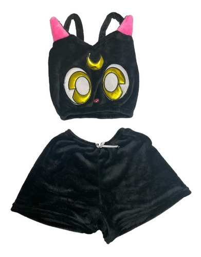 Pijama Juvenil Dos Piezas Para Dama - Sailor Moon / Luna