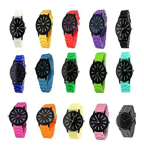 Al Por Mayor Lote De 10 Unisex De Relojes De Cuarzo Clasico