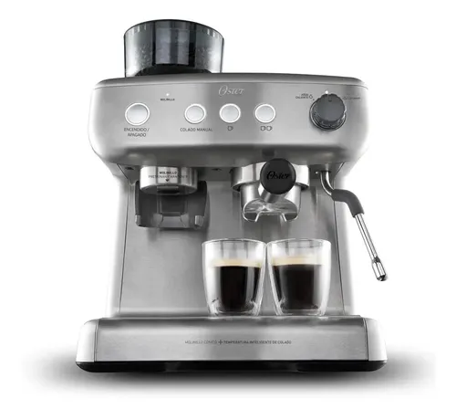 Cafeteira Espresso Oster Perfect Brew 15 barras C/molino Color Pl...