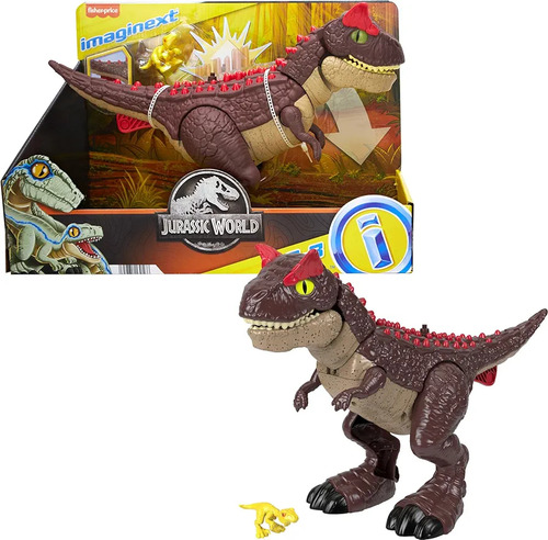 Dinosaurio, Imaginext,jurassic World Carnotaurus,28cm,nue-vo (Reacondicionado)