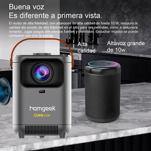 Proyector Portatil Proyector Mini Proyector Profesional 4k