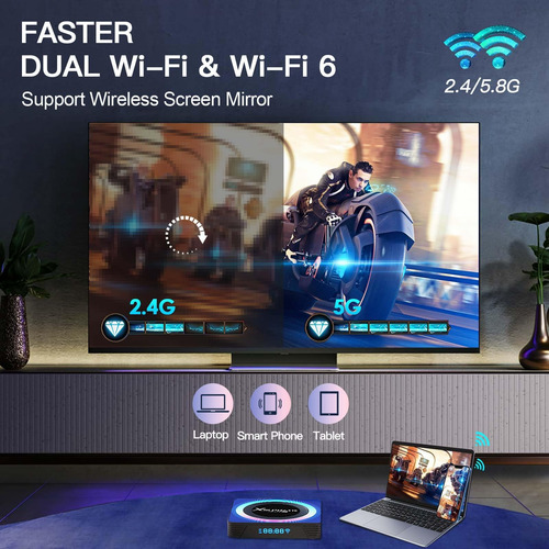 Conjunto De Chips Android 130 Tv Box Gb 64 Gb 8k Android Box