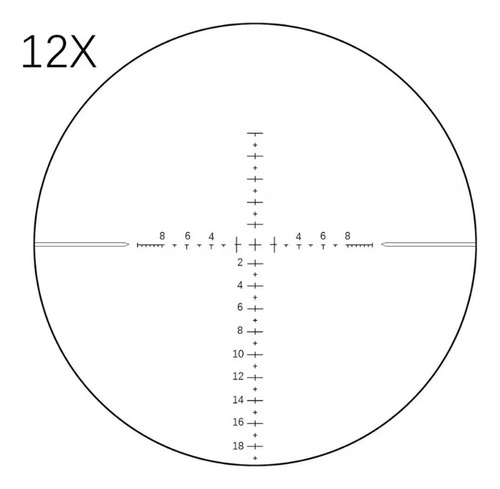 Luneta T-eagle Optics Mr 3-12x42 Hd Ffp Airgun,co2,airsoft.
