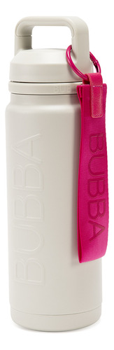 Botella Insulada Strap Bone Bubba Essentials Color Blanco