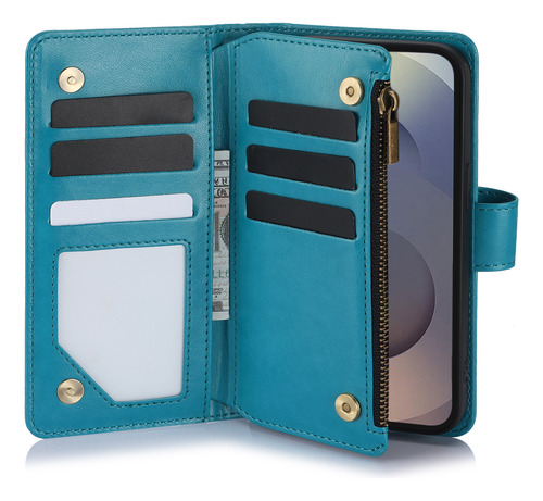 Funda Para Oppo A17 A18 A38 A3 A3 Pro A3x A57 A58 A59 A60 A77 A78 A80 Funda Tipo Cartera De Piel Sintética Con Ranuras Para Tarjetas Y Correa De Muñec