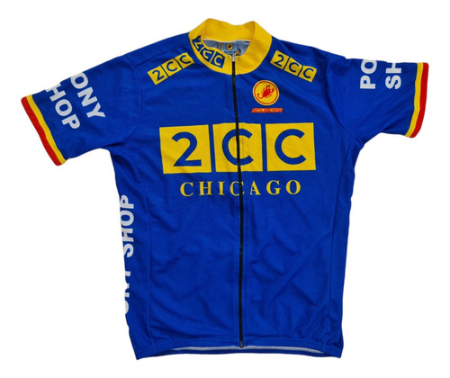 Playera Ciclismo Squadra Team Division Xgrande Azul