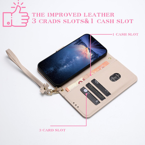 Funda De Piel Sintética Para Xiaomi Poco C65/c55 Rfid, Ranura, Tapa Abatible, Soporte