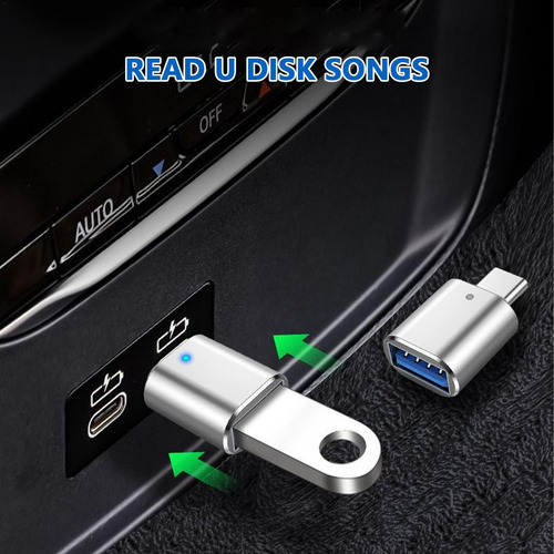 Adaptador Tipo C A Usb Adaptador Usb C A Usb 3.0 Con Luz Ada