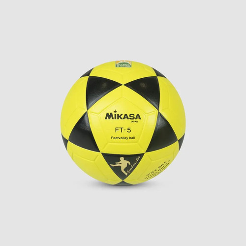 Bola De Futevôlei Mikasa Ft-5 Amarelo/preto