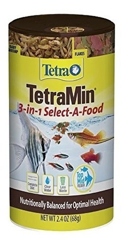 Imagen 1 de 1 de Tetramin 3 En 1 Select-a-food 68 Gr Hojuela/granulos/camaron