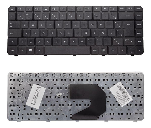 Teclado P/ Notebook Hp 584037-001 Preto Abnt2 Marca Bringit