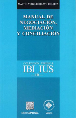 Libro Manual De Negociación, Mediación Y Conciliación