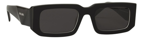 Prada Spr 06ys 09q-5s0 Square Shape Abstract Black White (Usado)