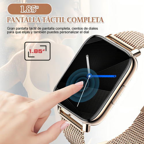 Quacoww QM016 Smartwatch Mujer 1.85