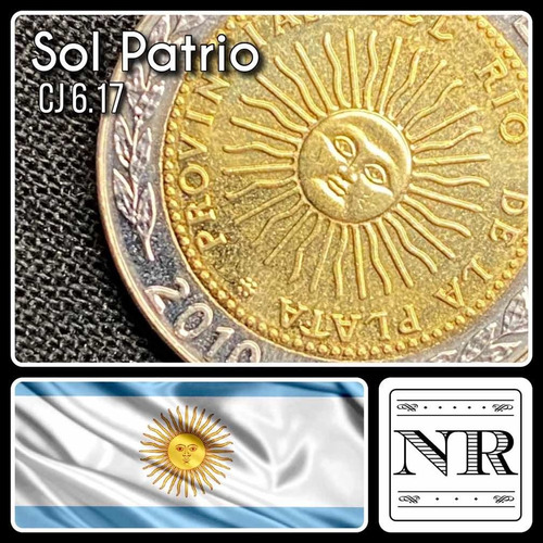 Argentina - 1 Peso - Año 2010 - Cj #6.17 - Km #112 - Bimetal