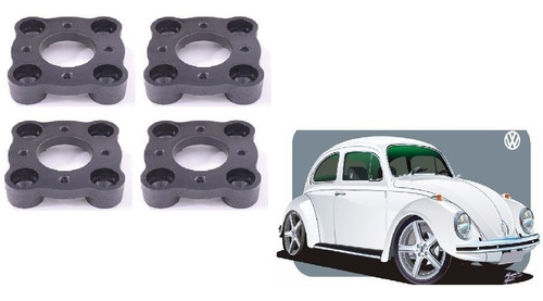 Jg Adaptador De Roda 4x130 Vw Fusca P/ 4x100 Gol Passat  4pç