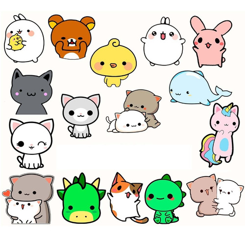 Parches Termoadhesivos Kawaii Animales Aplique Textil 