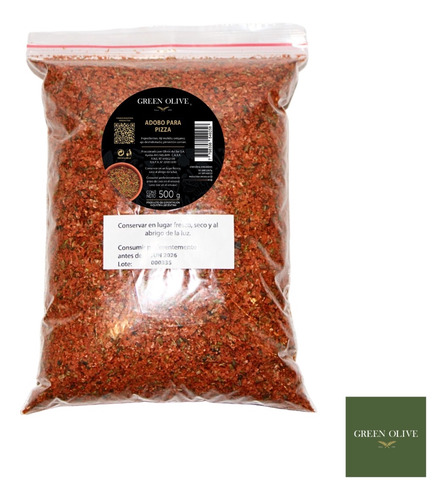Adobo Para Pizza Green Olive X 500g