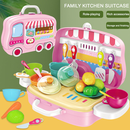 Juego De Juguete De Simulación De Cocina Para Niñas, Juego D