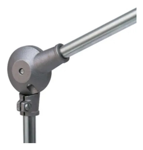 Imagen 6 de 9 de Lampara Escritorio/tablero Con Morsa Aluminio E27 Con 2 Mov
