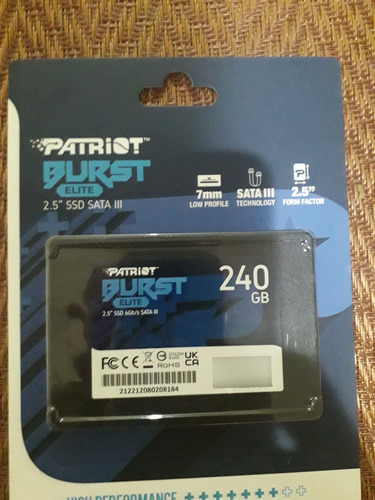 Disco Duro Ssd 240 Gb  Patriot Sata Iii