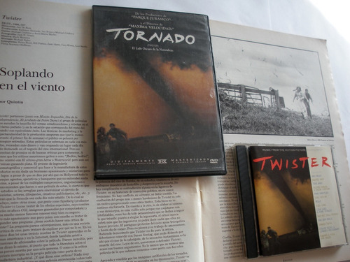 Dvd+ Cd Bso - Tornado - Twister - Dvd + Cd Imp Alemania