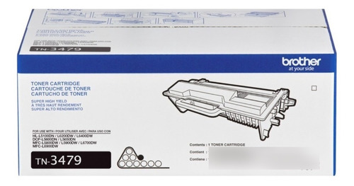 Toner Original Brother Tn3479 Negro Hl5100 Hl6200 Dcp5600