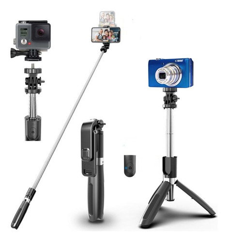 Monopod Baston Palo Selfies Celular Bluetooth Tripode