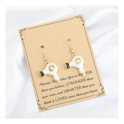 Pendientes De Peluquero, Secador De Pelo, Regalos De De Para