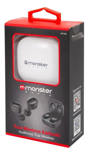 Audifono Monster Audio True Wireless Mtw9 Blanco