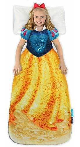 | Disney Princess Vestido Manta Usable Manta Doble Cara...