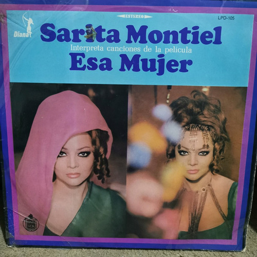 Disco Lp Sarita Montiel-canciones Pelicula Esa Mujer