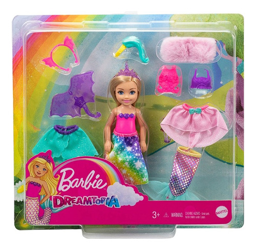 Muñeca - Barbie Dreamtopia Set De Disfraces Chelsea -mattel