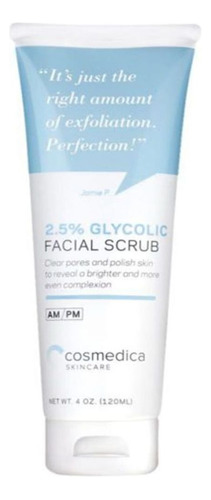 Glycolic Facial Scrub 2.5% Con 120 Ml Tipo de piel Normal