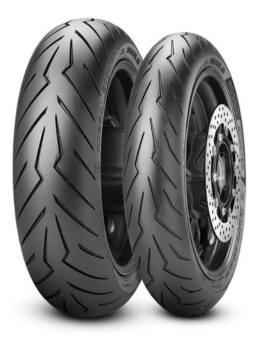 Cubierta Pirelli 120 70 15 Y 160 60 15 Diablo Rosso Scooter 