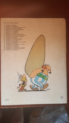 Livro Antigo Colecao Gibi Asterix O Domínio Dos Deuses