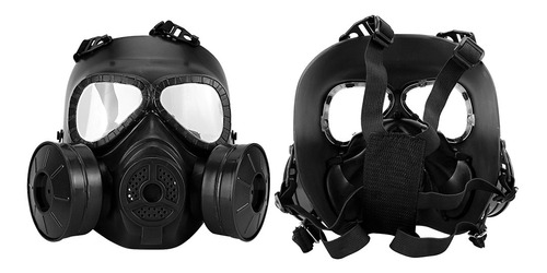 Máscara Cara Completa Casco Simulación Gas Realidad Militar