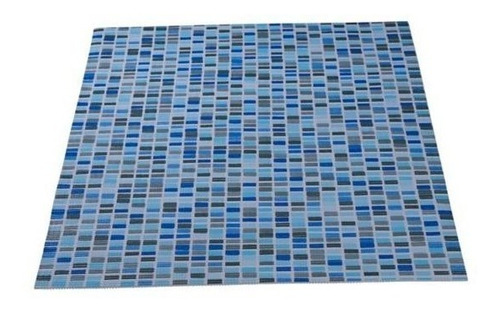 Imagen 3 de 7 de Tapete Baño Antideslizante Azul 65x150 Cm