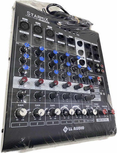 Mesa Som 6 Canais Xms602r Ll Audio Console Novo Bluetooth