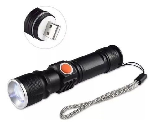 Linterna Tatica 5000 W Militar Longo Alcance Usb