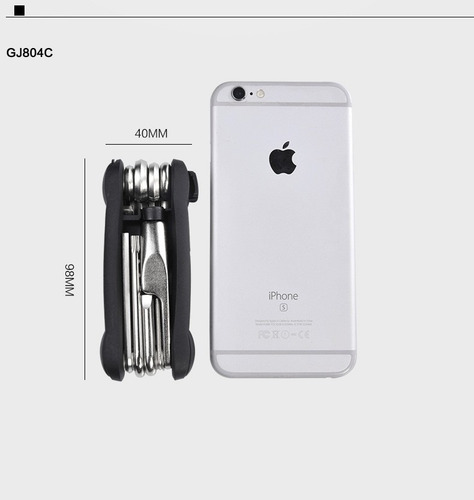 Imagen 7 de 10 de Multi Herramienta Kit Llave Portatil Para Bicicleta Rockbros
