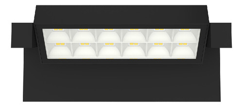 Lámpara De Pared Tania I Led 10 W Luz Cálida Tecnolite Color Negro