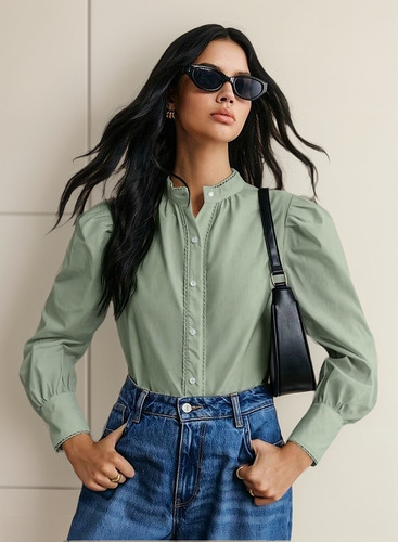 Camisa Atemporal Elegante, Hermosa - Andorra